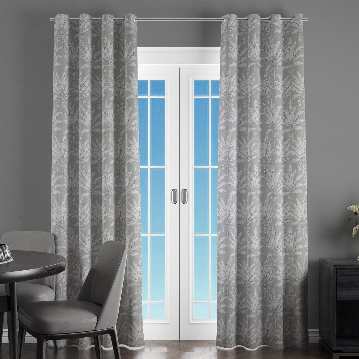 Palm House Mist Made To Measure Curtains by Style Furnishings