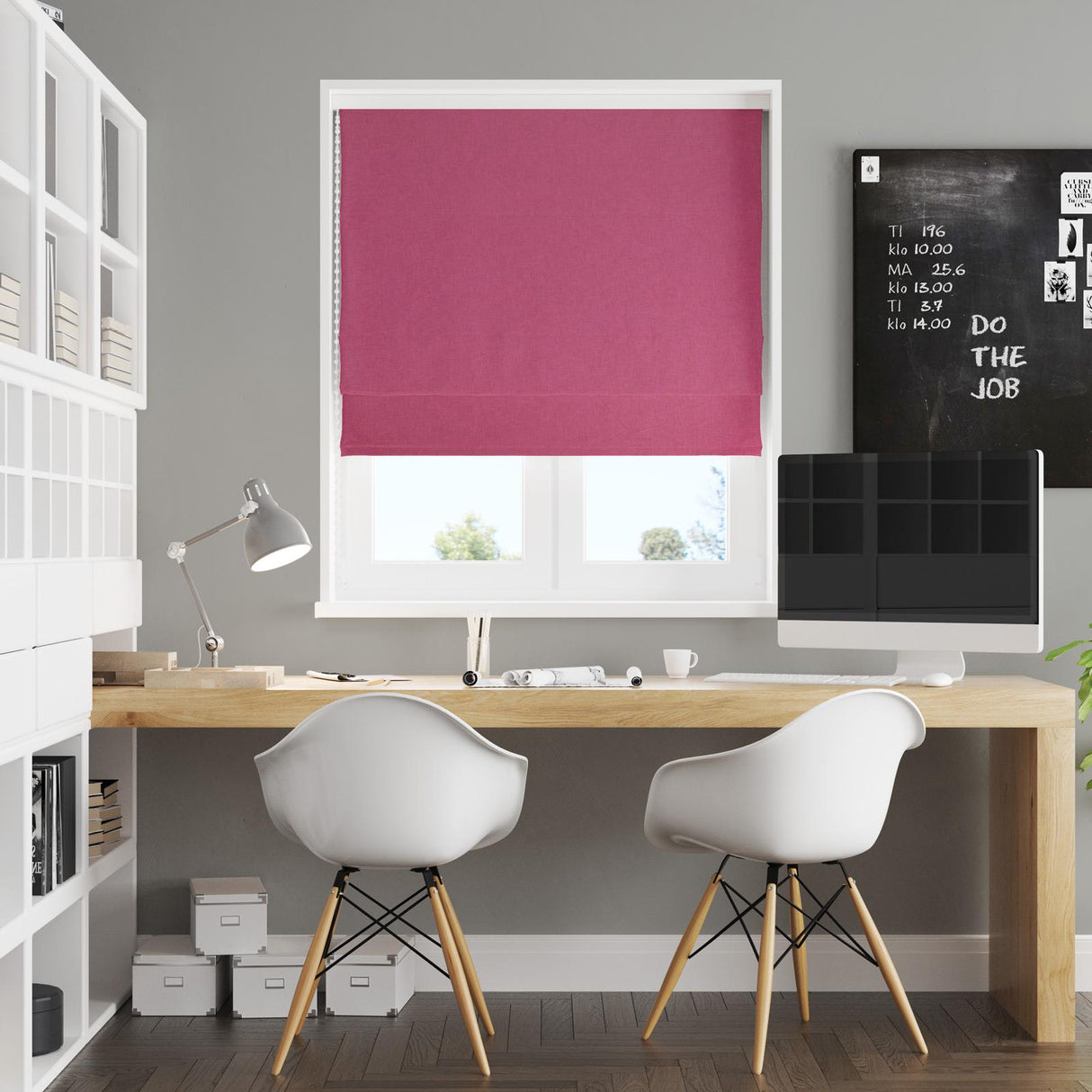 Ilaria Begonia Made To Measure Roman Blind by Style Furnishings