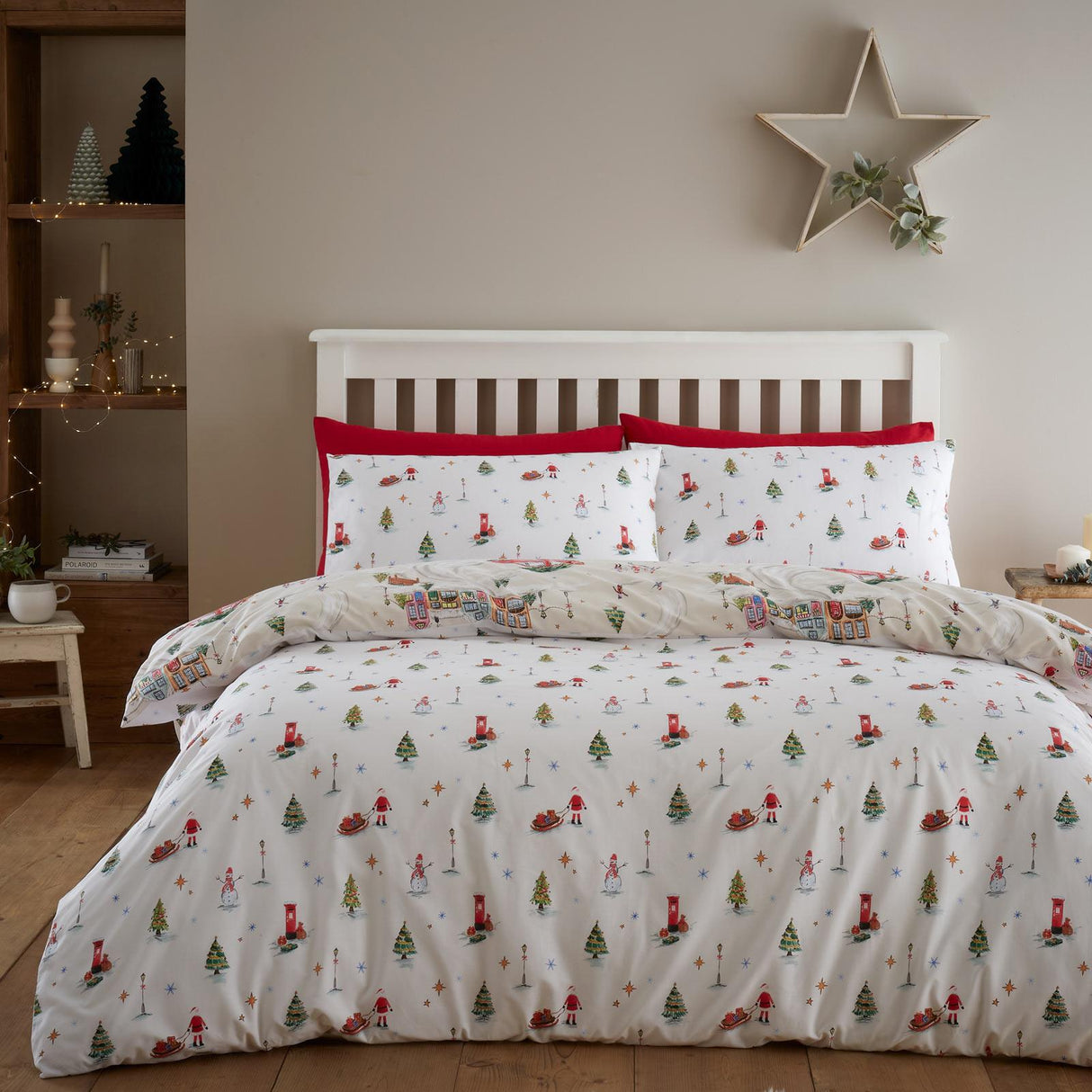 Christmas Town Reversible Duvet Cover Set