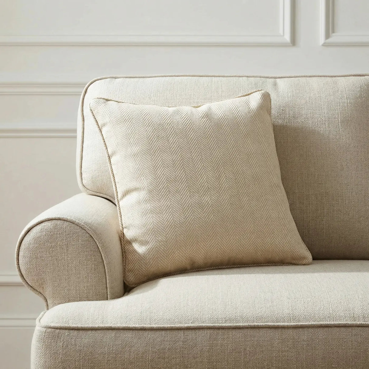Chester Herringbone Cushion Cover 17x17" 43x43cm 7