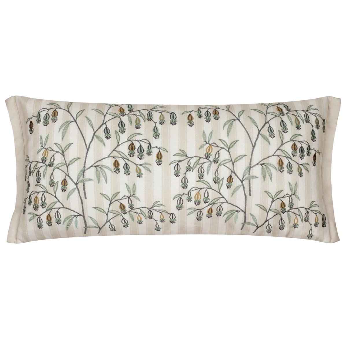 Chinese Lanterns Linen Cushion Cover 30cm x 65cm - additional product view 2