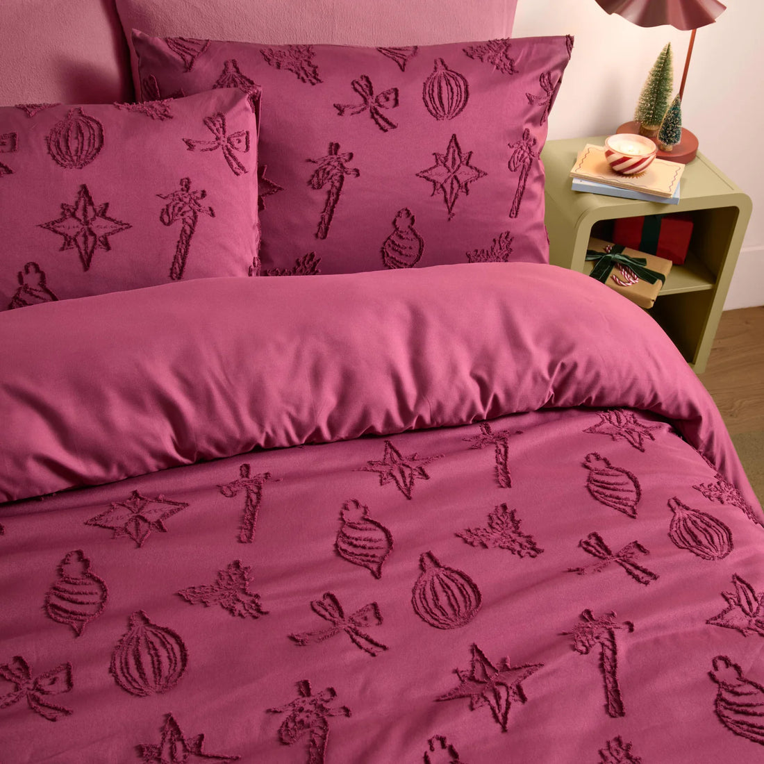 Christmas Soft Tufted Duvet Cover Set