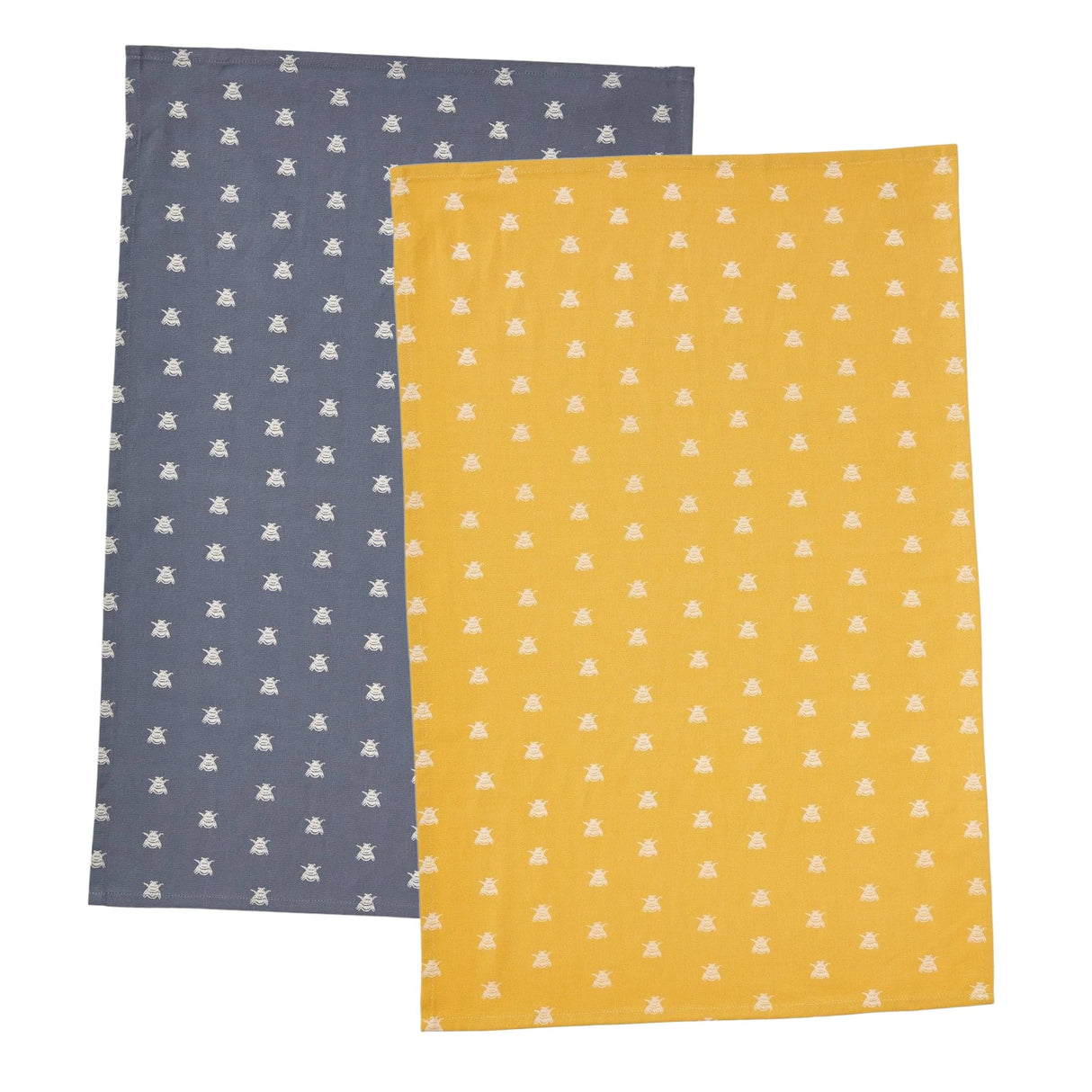 Bees Luxury Cotton Printed Pack of 2 Tea Towels Tea Towels Ulster Weavers