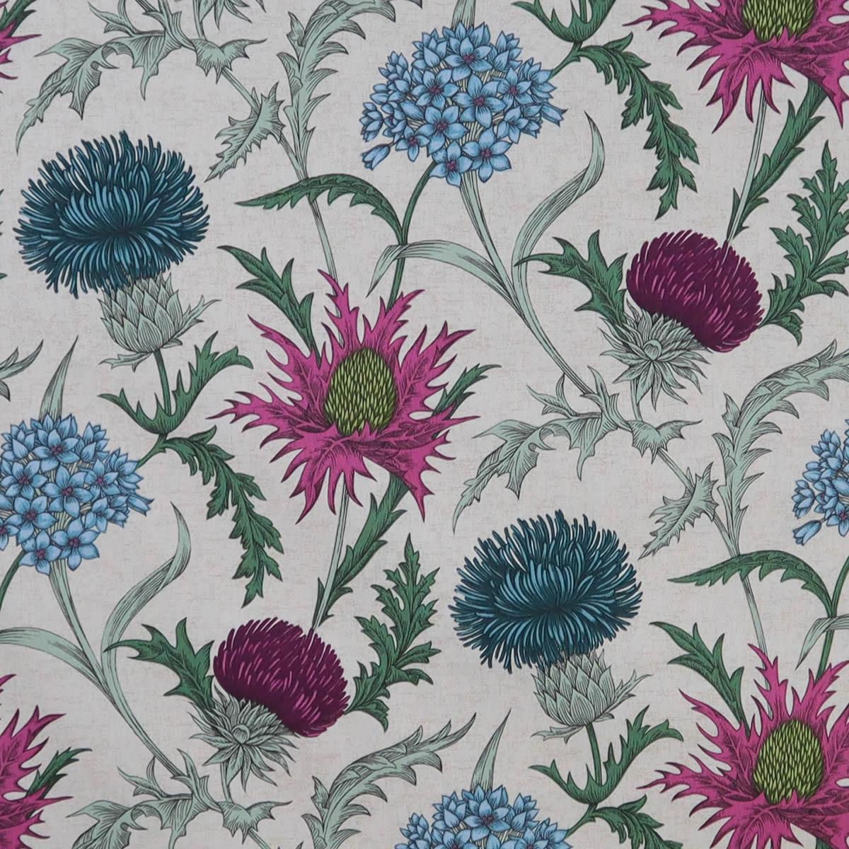 Acanthium Carmine Made To Measure Roman Blind by Style Furnishings