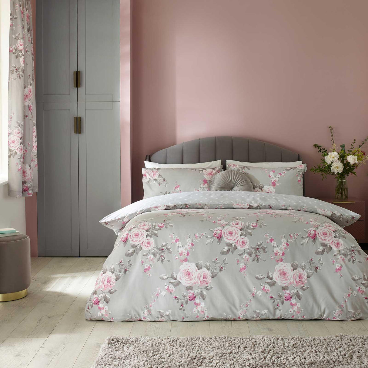 Canterbury Floral Duvet Cover Set by Catherine Lansfield