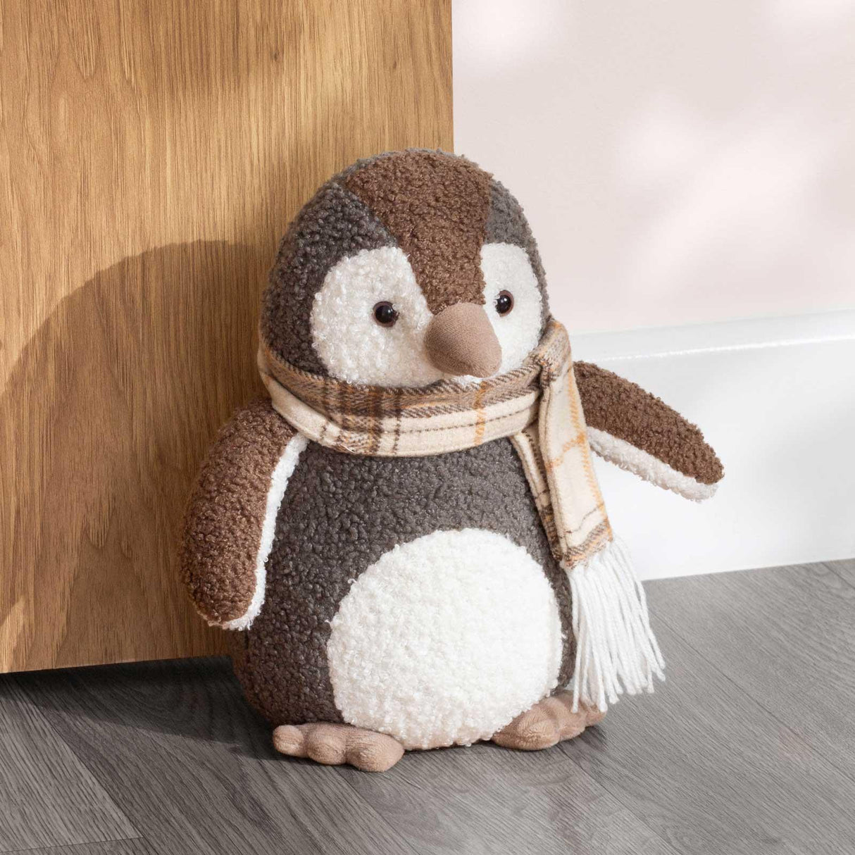 Boucle Penguin Doorstop by Paoletti