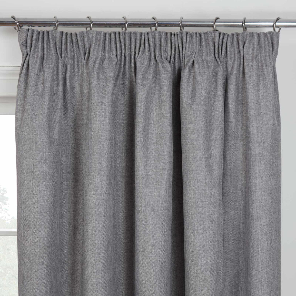 Eclipse Blackout Tape Top Pencil Pleat Curtains by Sundour