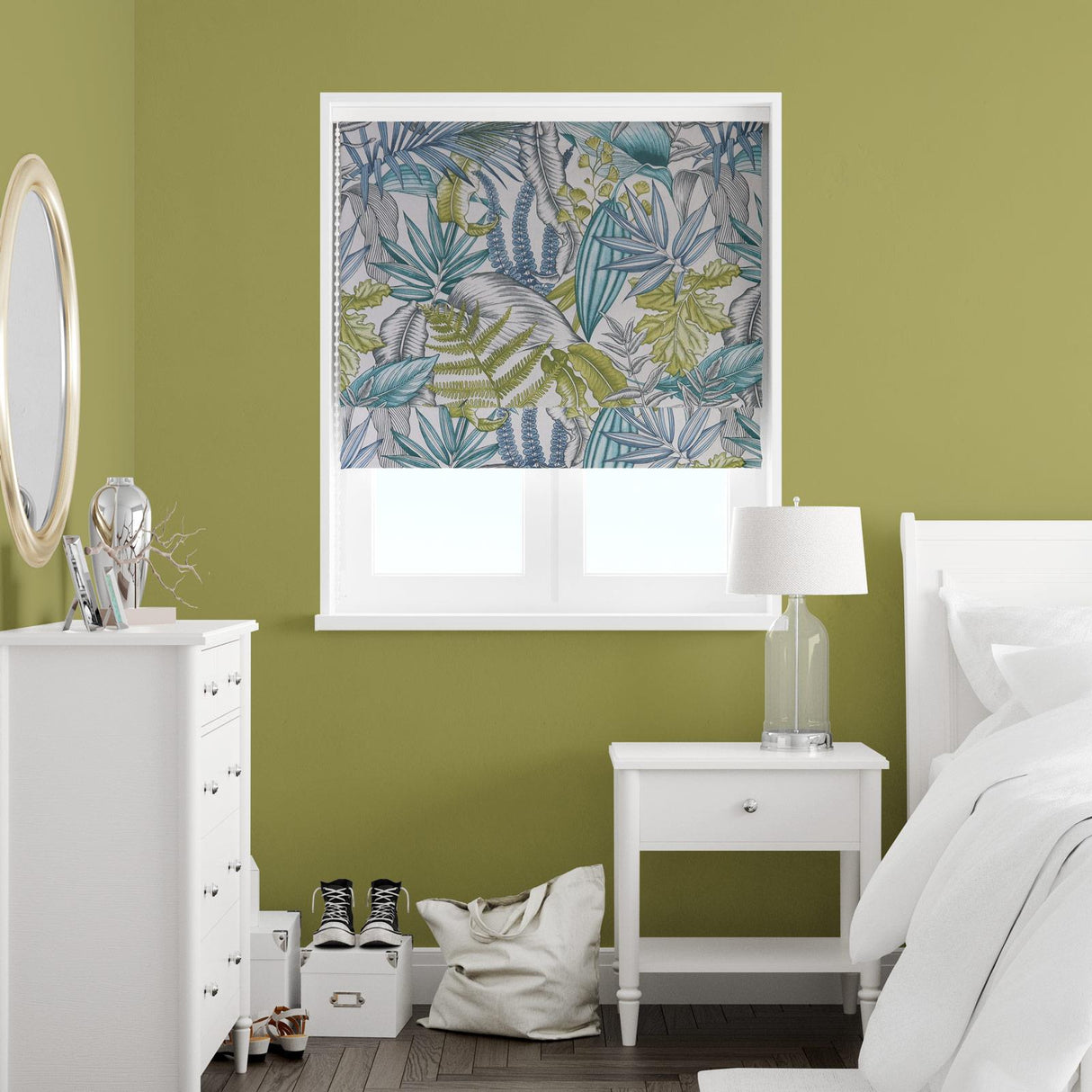 Maldives Reef Made To Measure Roman Blind by Style Furnishings