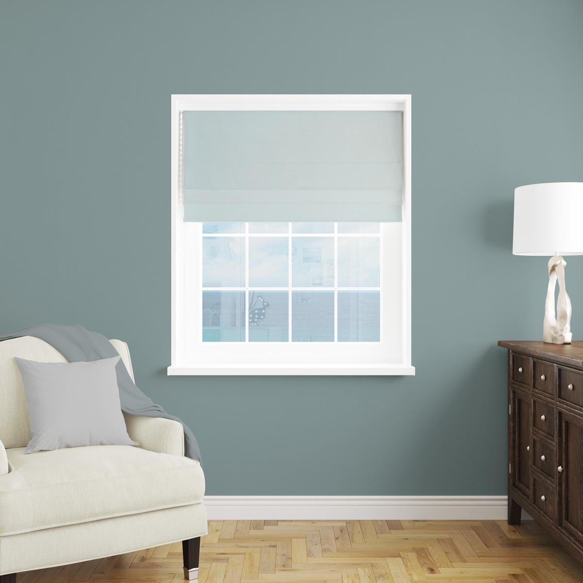 Tussah Ice Made To Measure Roman Blind by Style Furnishings