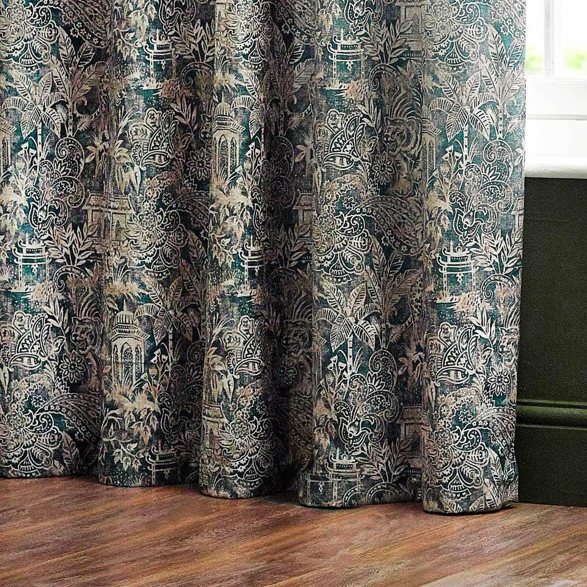 Bengal Jungle Eyelet Curtains by Wylder Tropics