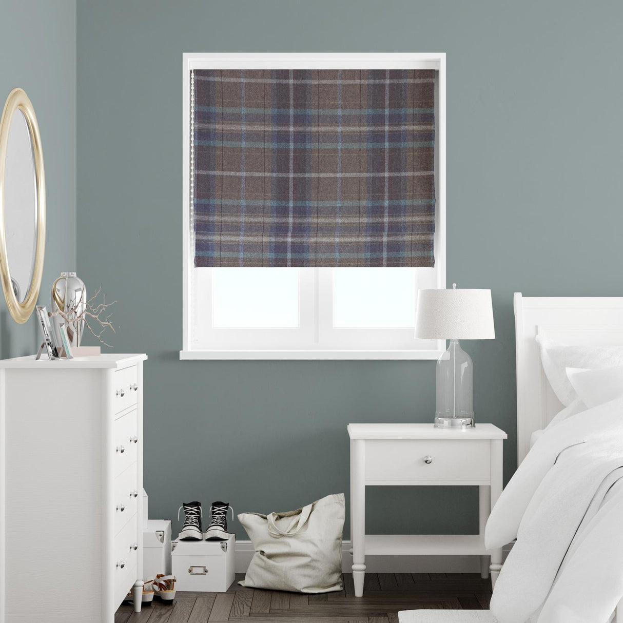 Ambodach Bedlington Made To Measure Roman Blind by Style Furnishings