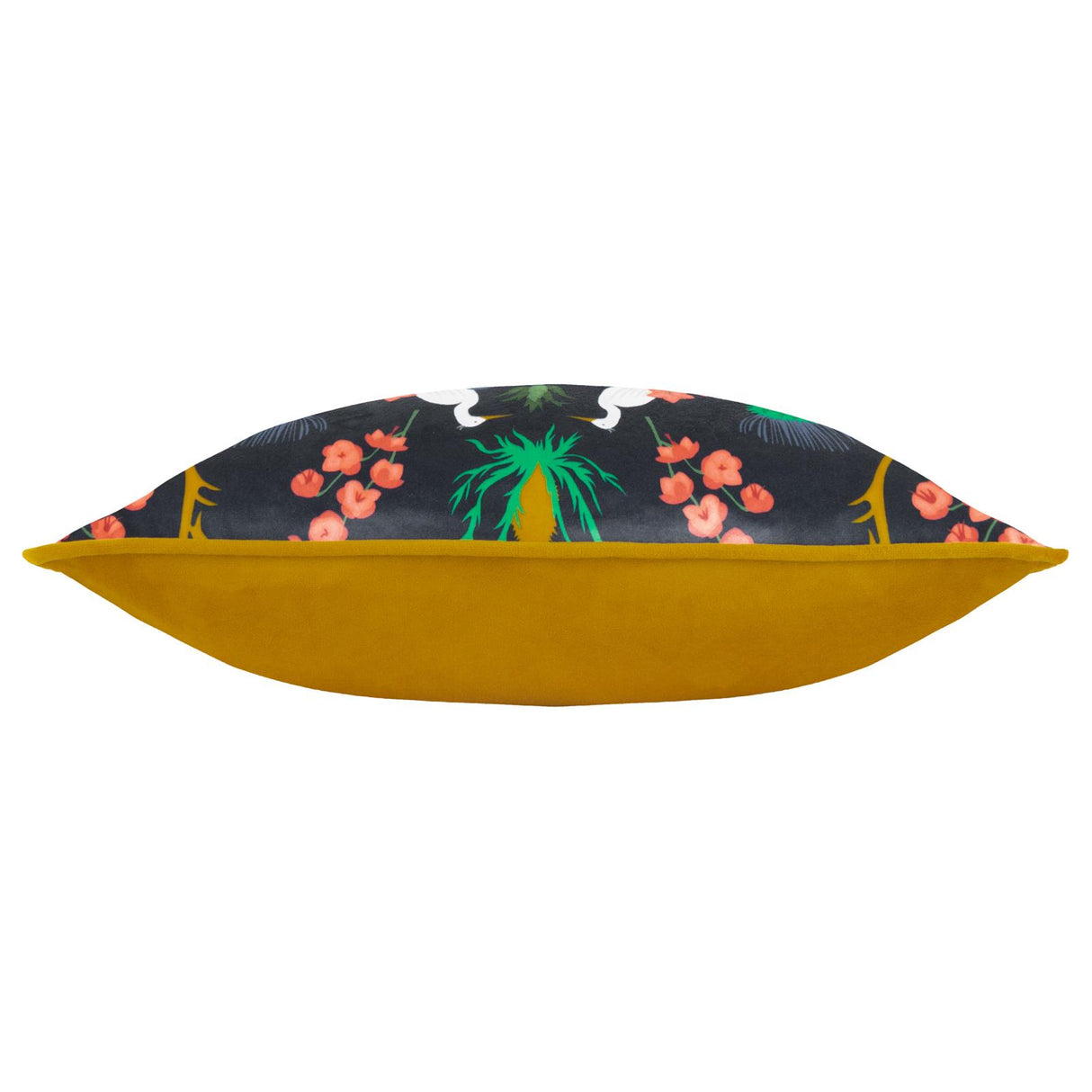 Herons Illustrated Velvet Cushion Cover 17" x 17" by Kate Merritt 4