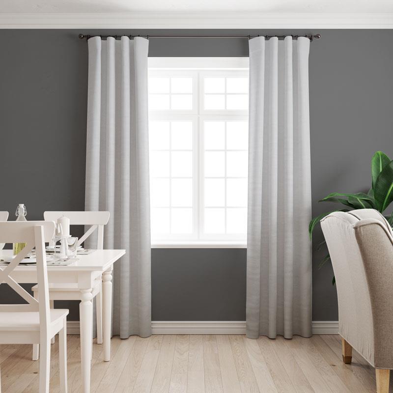 Azurite Snow Made To Measure Curtains by Style Furnishings