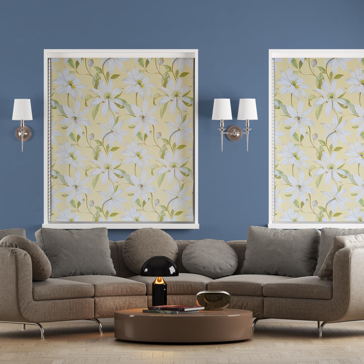 Olivia Primrose Made To Measure Roman Blind by Style Furnishings