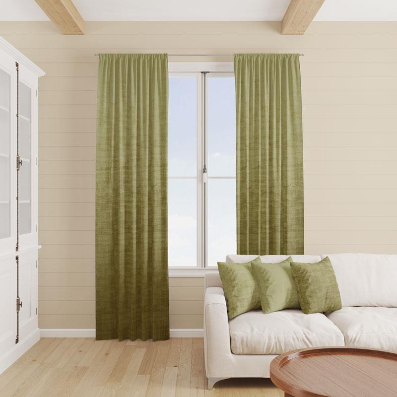 Azurite Willow Made To Measure Curtains by Style Furnishings