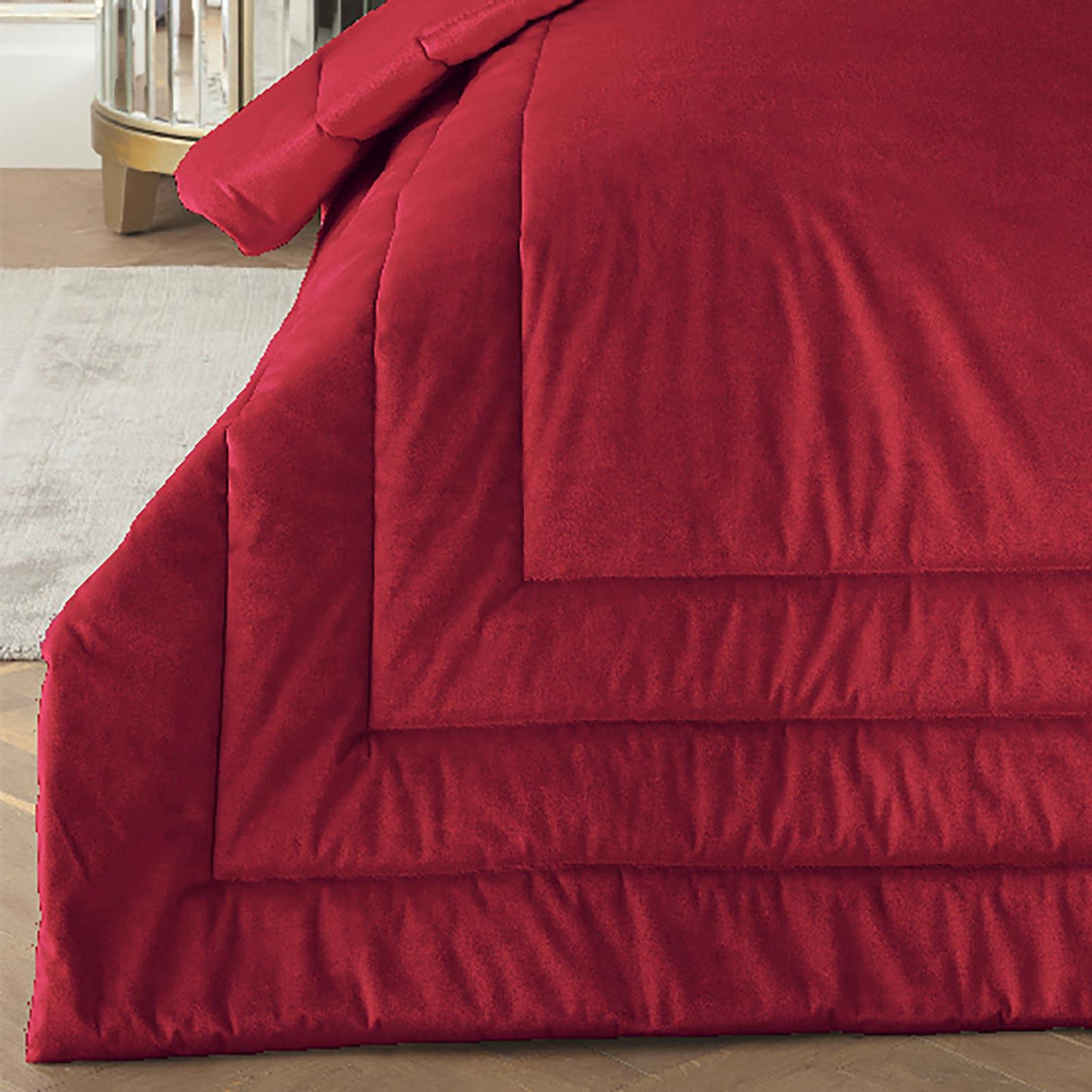 Chic Velvet Bedspread 220cm x 150cm by Laurence Llewelyn-Bowen
