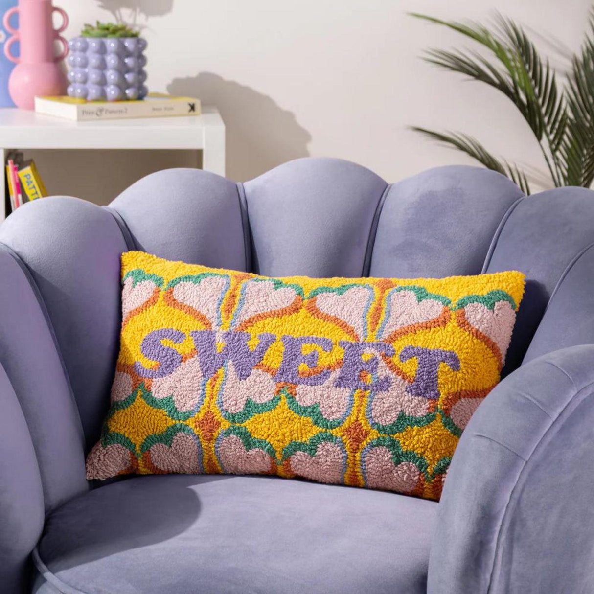Sweet Knitted Cushion Cover by heya home