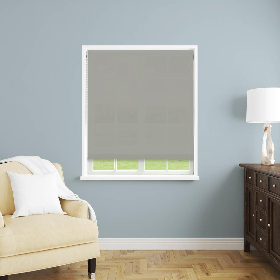 Dawn Made to Measure Roller Blind (Dim Out) Mushroom - Ideal