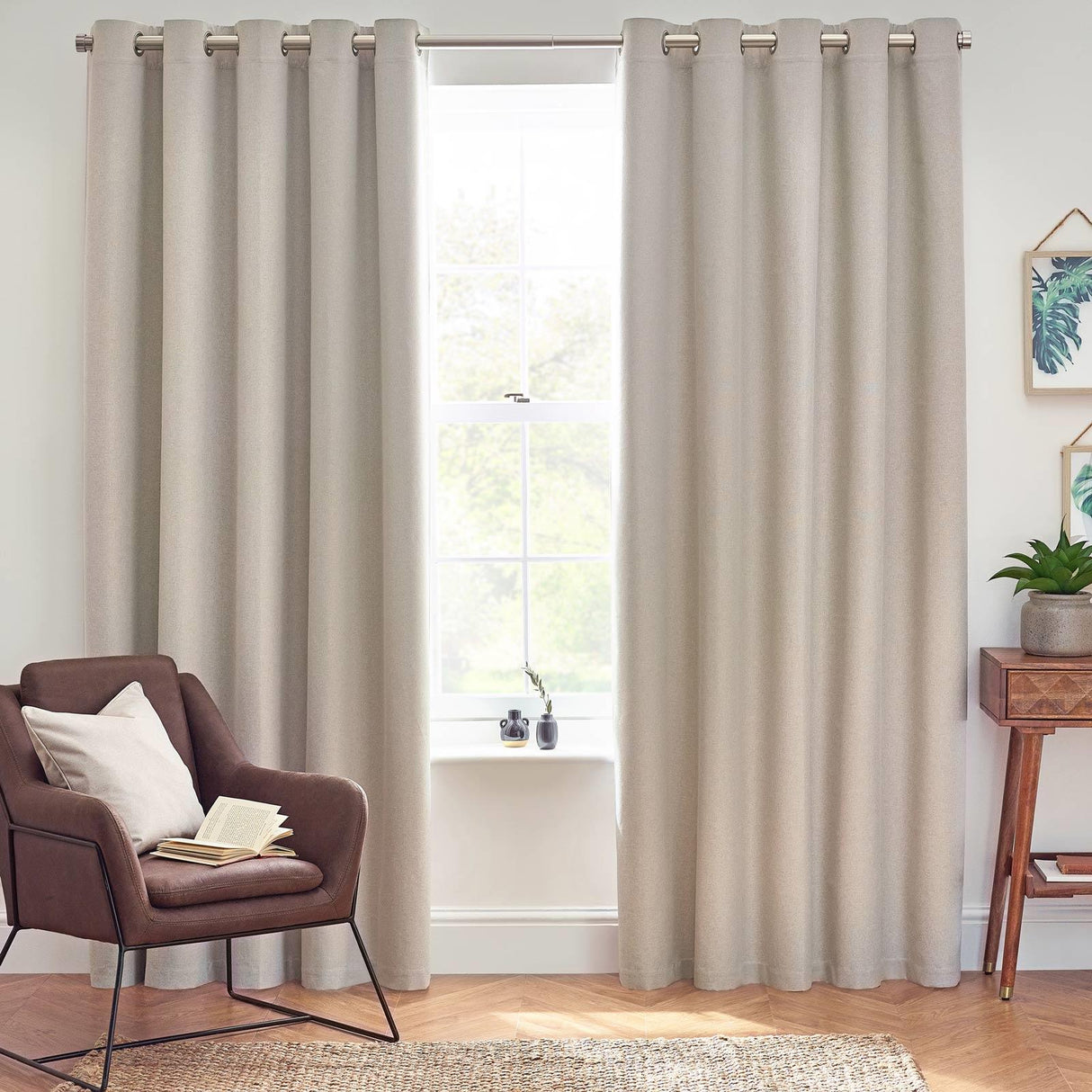 Dawn 100% Blackout Thermal Eyelet Curtains by furn.