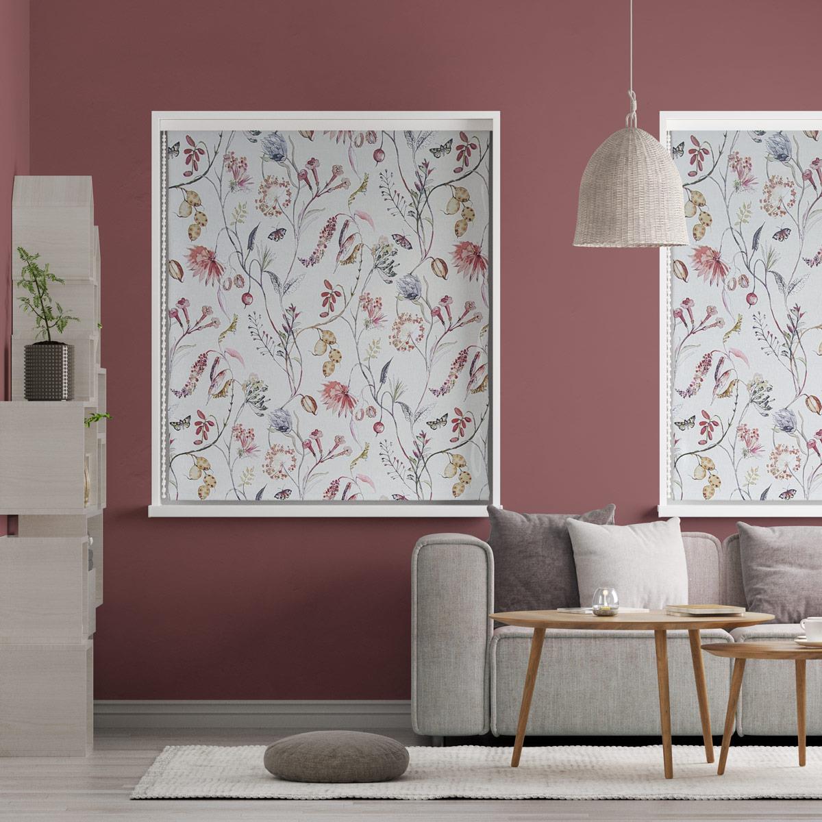 Grove Rosemist Made To Measure Roman Blind by Style Furnishings