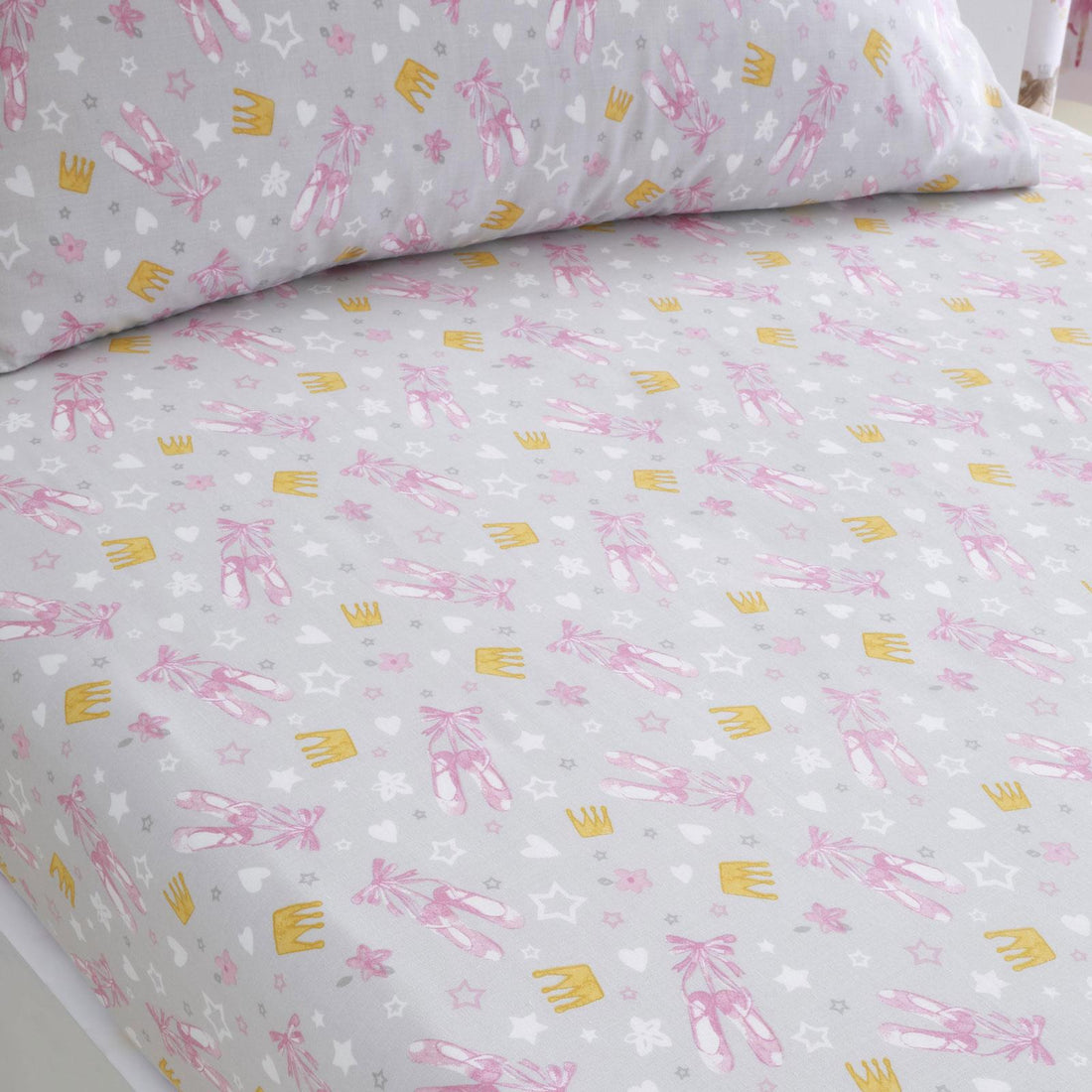Ballet Dancer Kids Fitted Sheet Single and Toddler