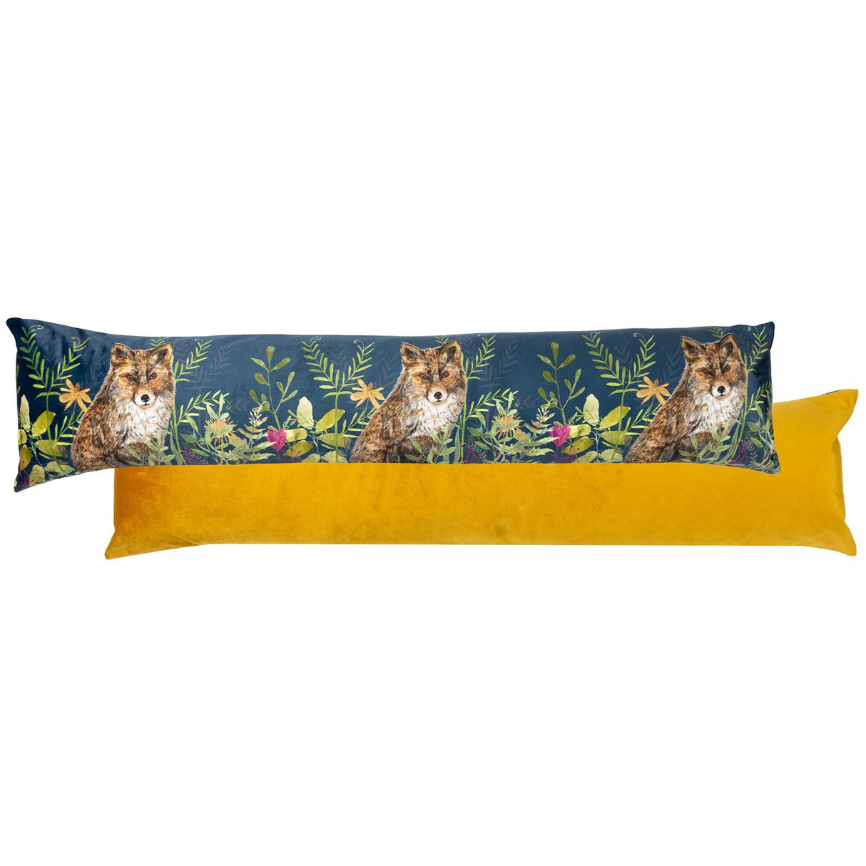 Willow Fox Velvet Draught Excluder by Wylder