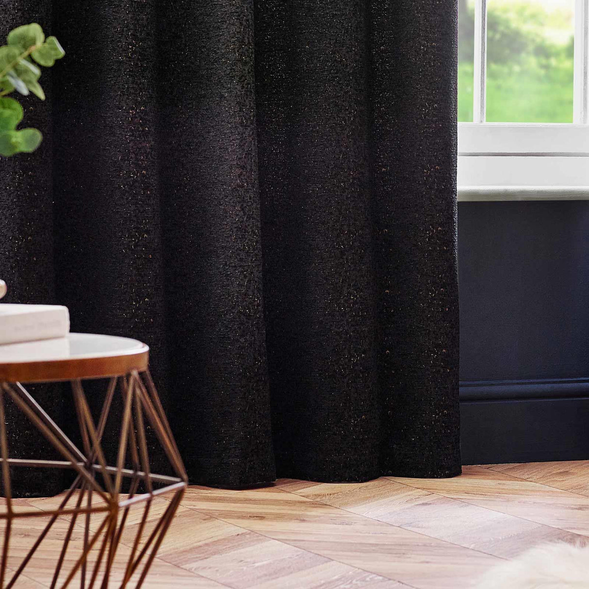 Galaxy Room Darkening Eyelet Curtains by Paoletti