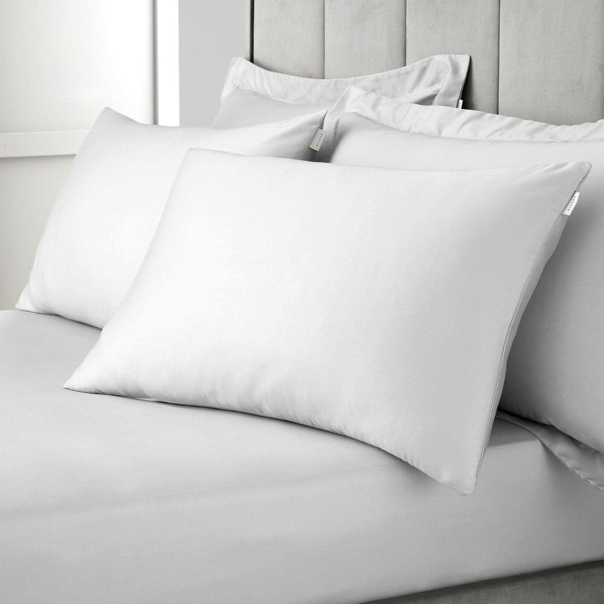 400 Thread Count Cotton Sateen Oxford and Standard Pillowcases by Bianca