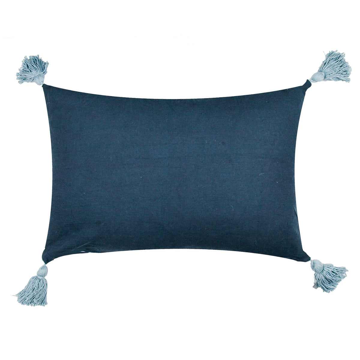 Delphine 100% Cotton Delph Blue Cushion Cover or Filled Cushion - additional product view 3
