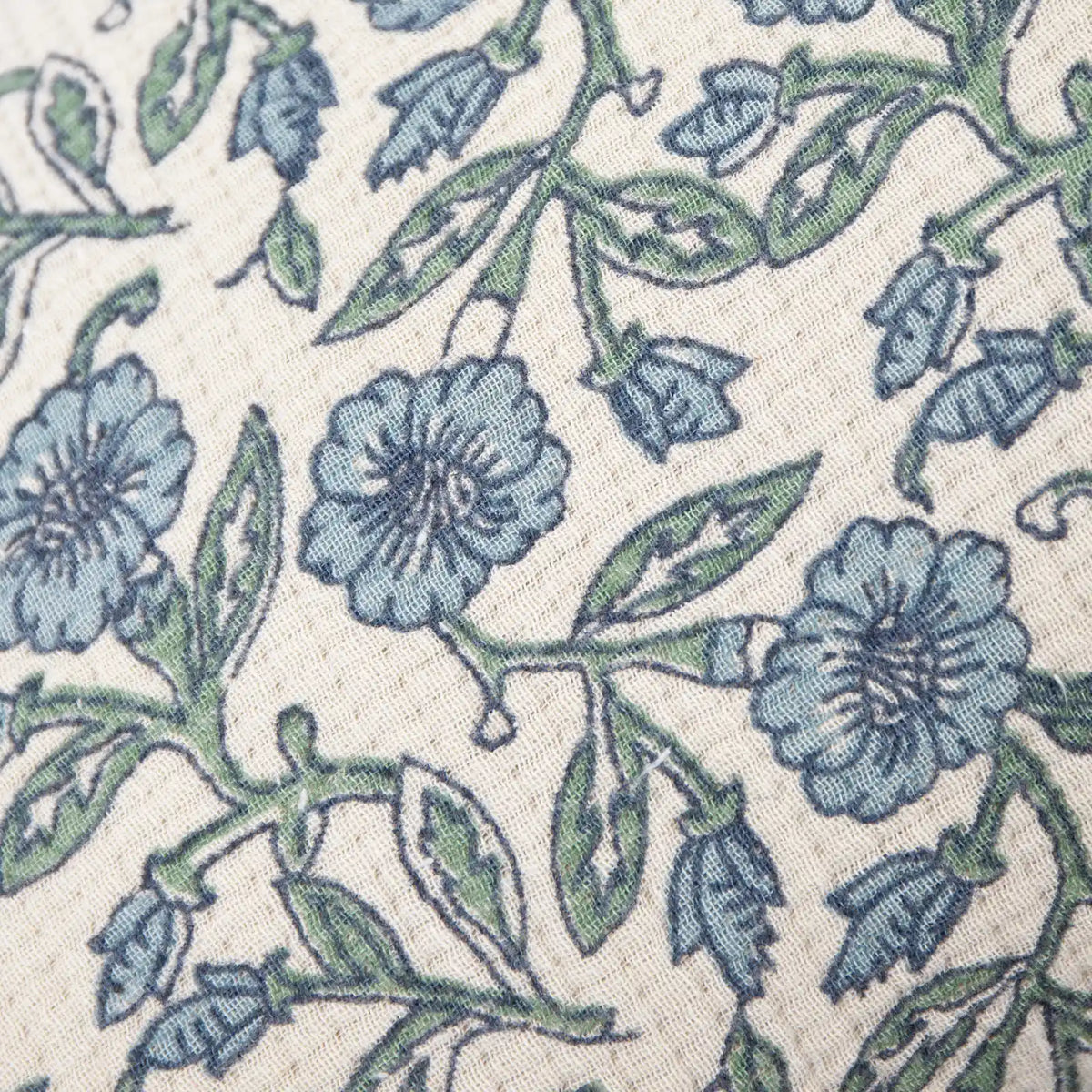Delphine 100% Cotton Delph Blue Cushion Cover or Filled Cushion - additional product view 6