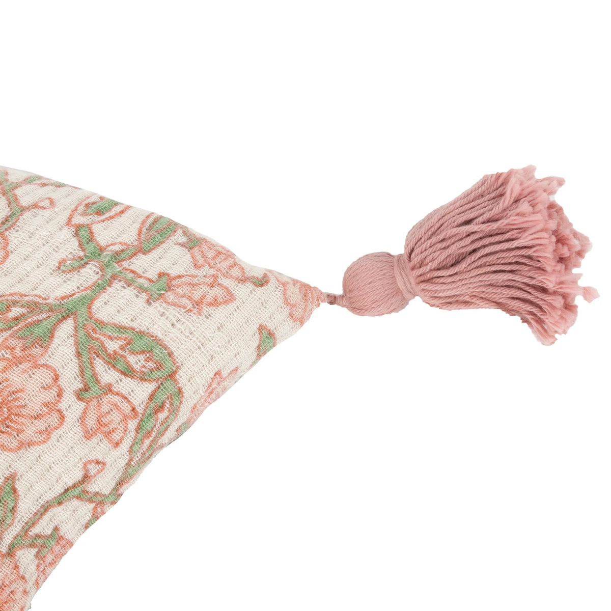 Delphine 100% Cotton Coral Cushion Cover or Filled Cushion - additional product view 5