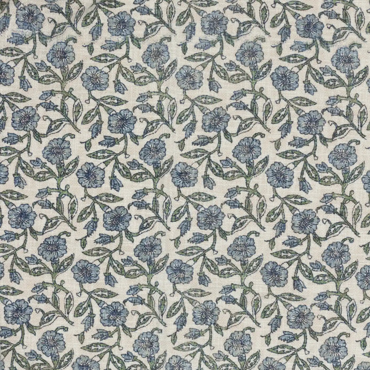 Delphine Tasselled Reversible Delph Blue 100% Cotton Throw Blanket 130cm x 170cm - additional product view 2
