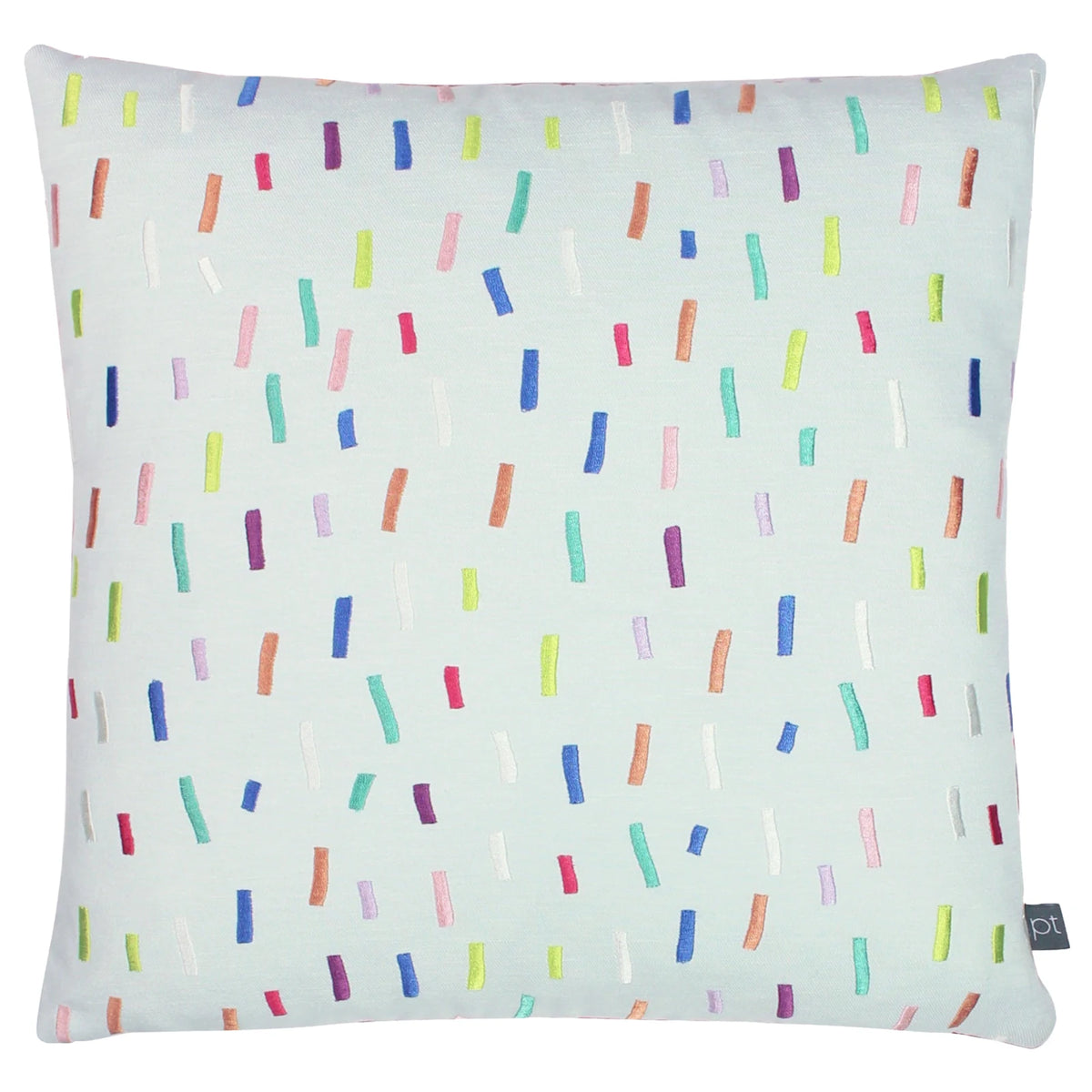 Dolly Mixture Velvet Rainbow Cushion Cover 40cm x 40cm - additional product view 1