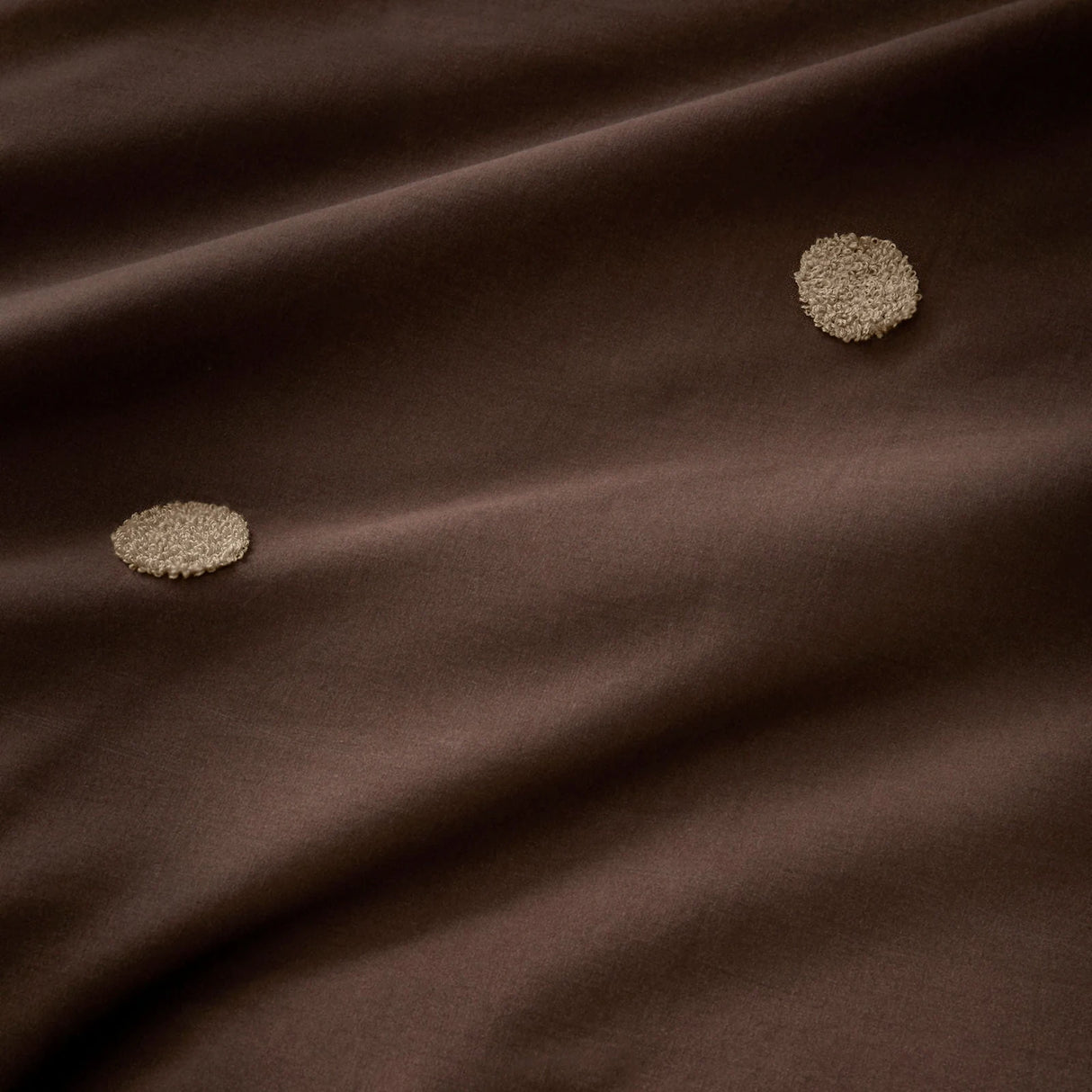 Dot Garden Chocolate 100% Cotton Duvet Cover Set - product image 3