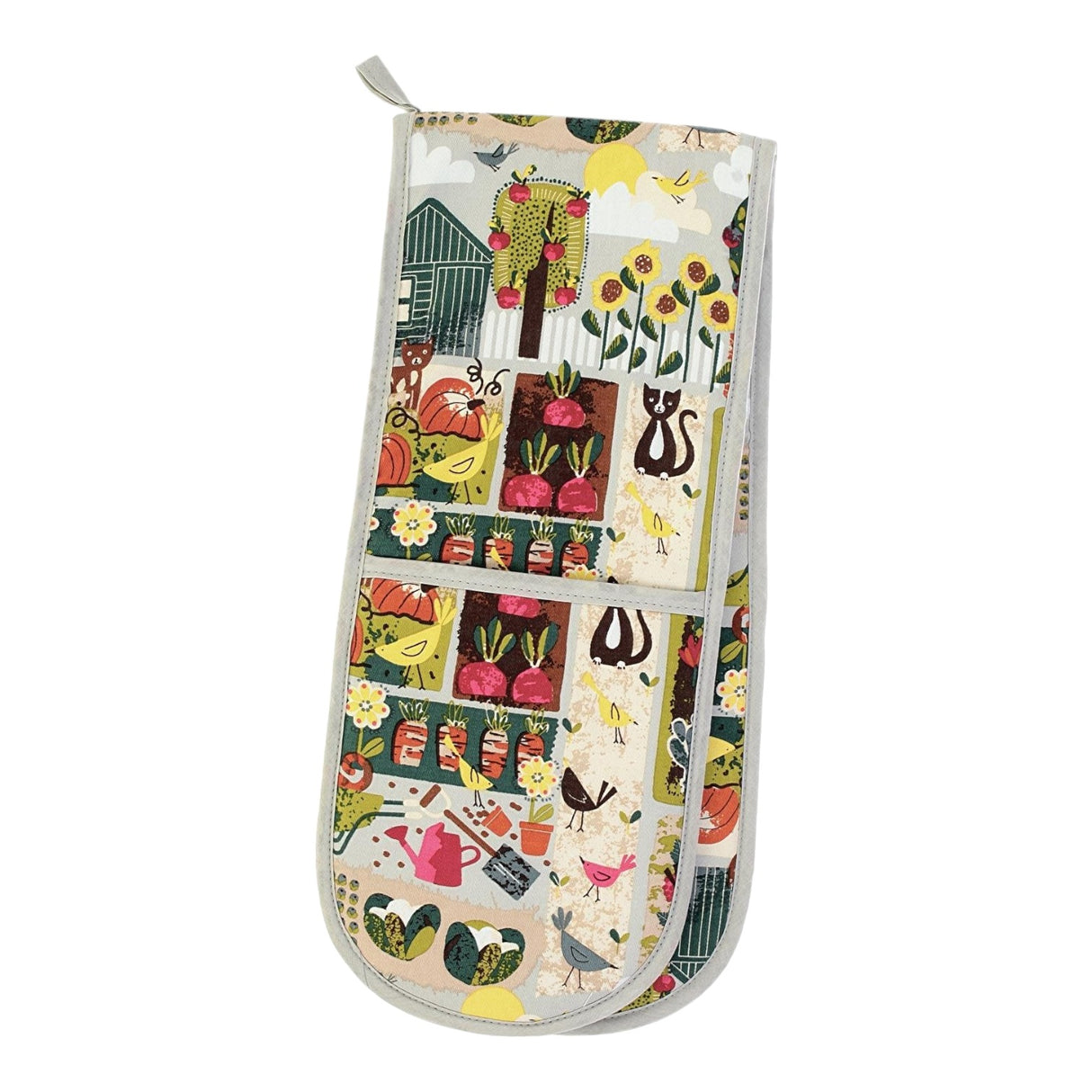 Home Grown Luxury Cotton Double Oven Glove Oven Gloves Ulster Weavers