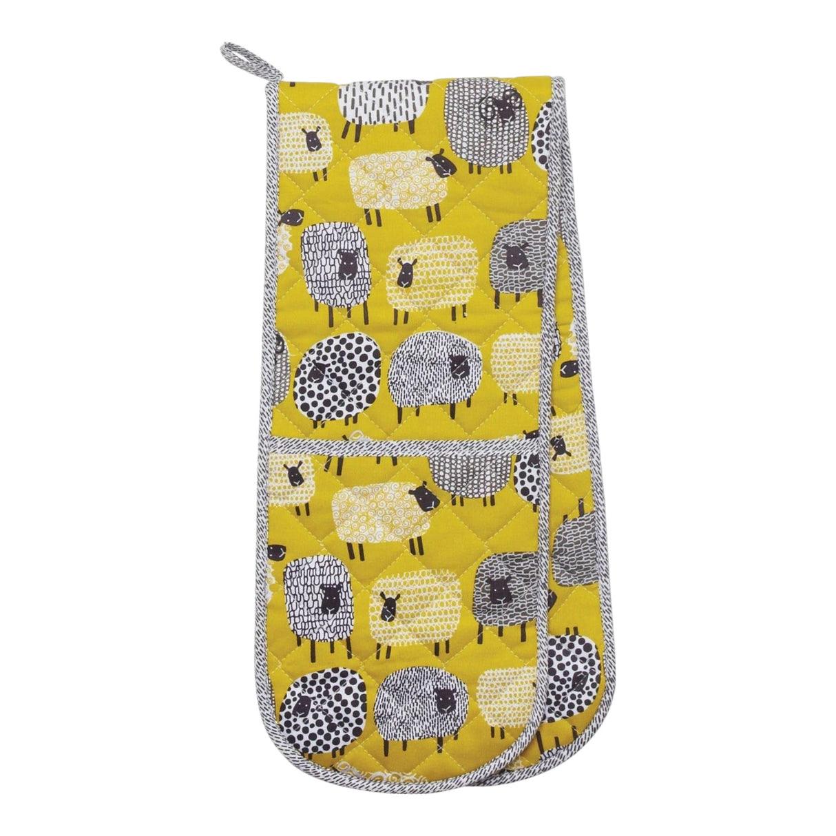Dotty Sheep Luxury Cotton Double Oven Glove Oven Gloves Ulster Weavers