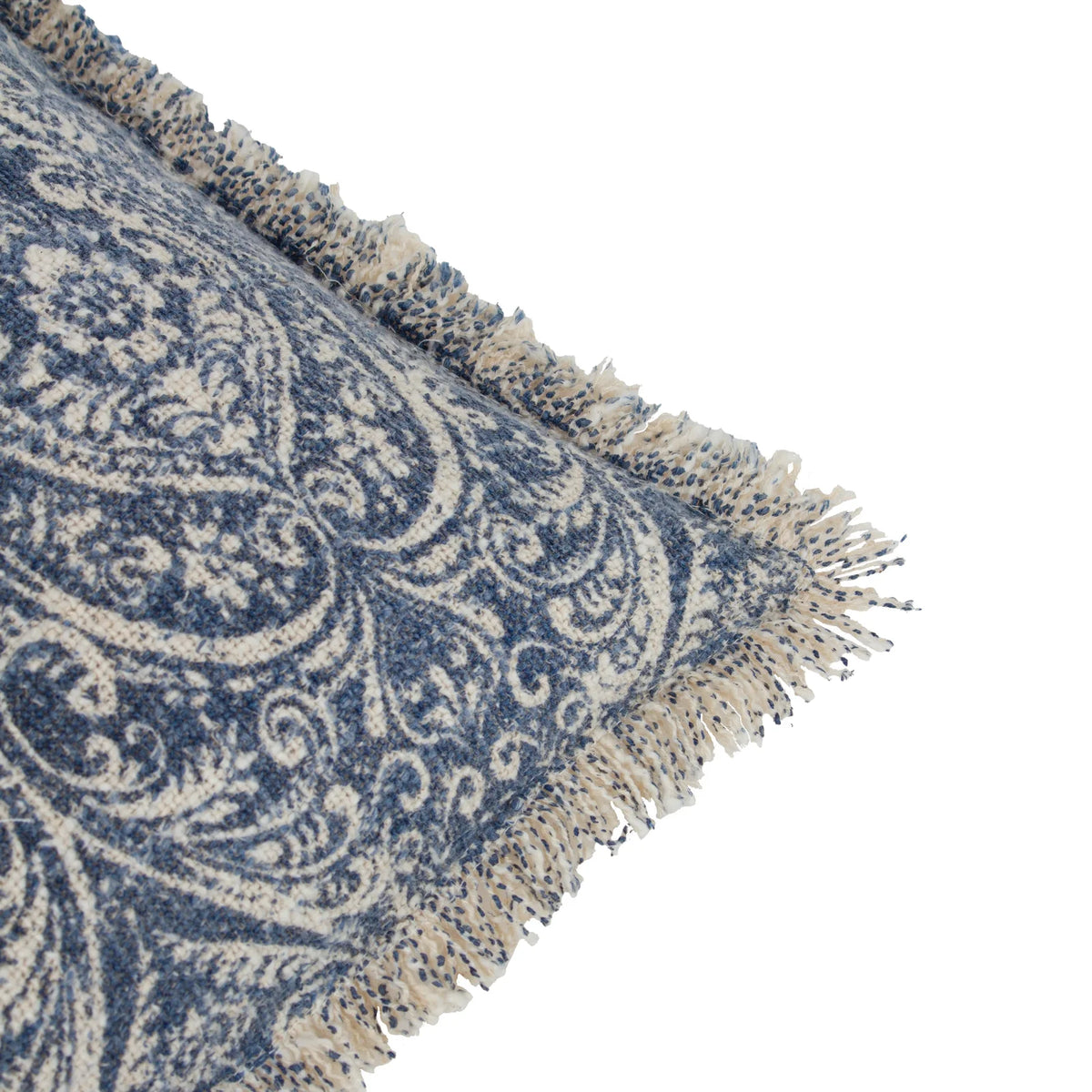 Durelle 100% Cotton Delph Blue Cushion Cover or Filled Cushion 50cm x 50cm - additional product view 5