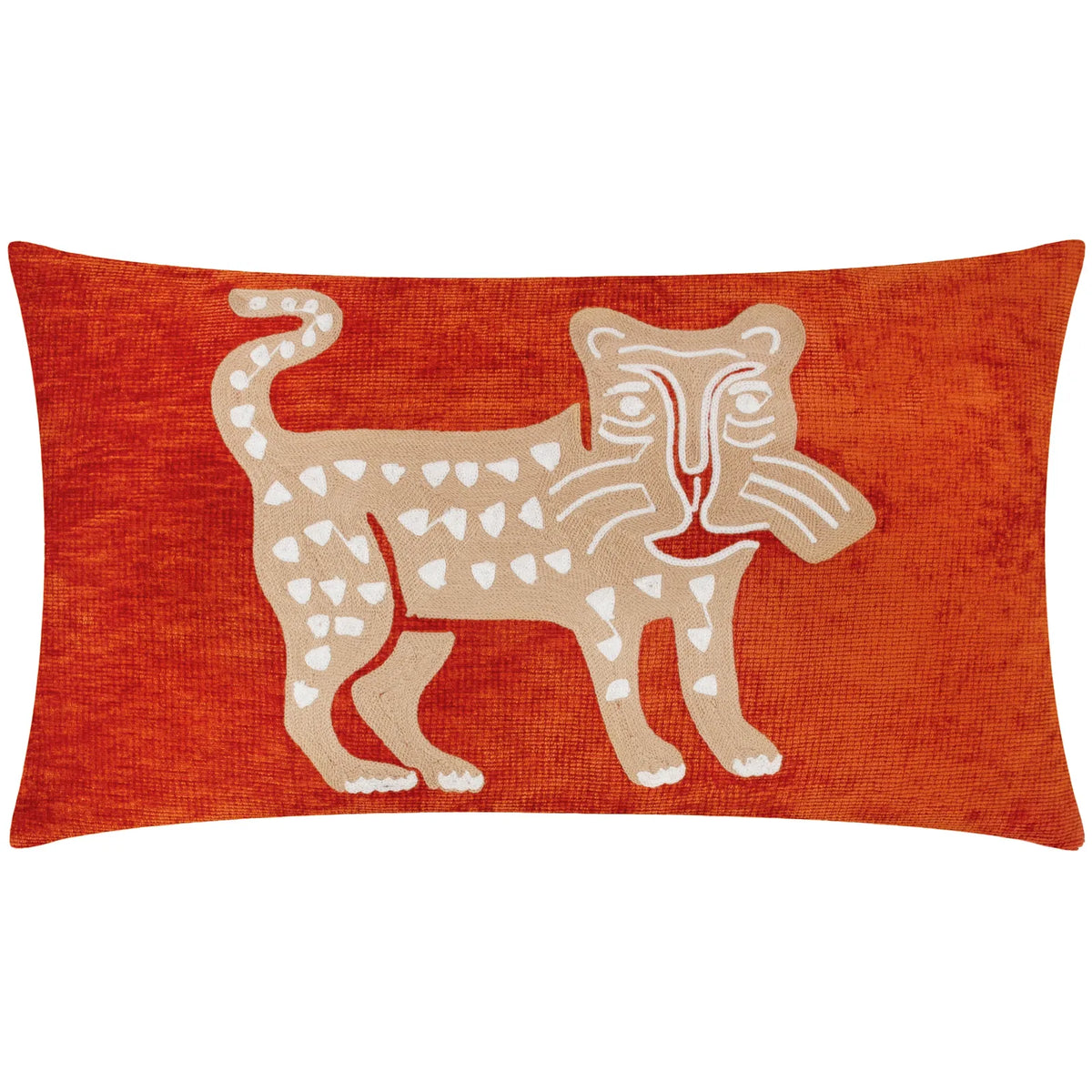 Dynasty 100% Cotton Rust Orange Cushion Cover or Filled Cushion - additional product view 2