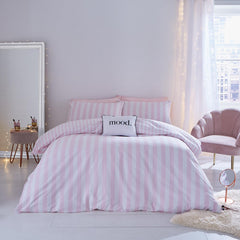 Sassy B Stripe Tease Pink Duvet Cover Bedding Set