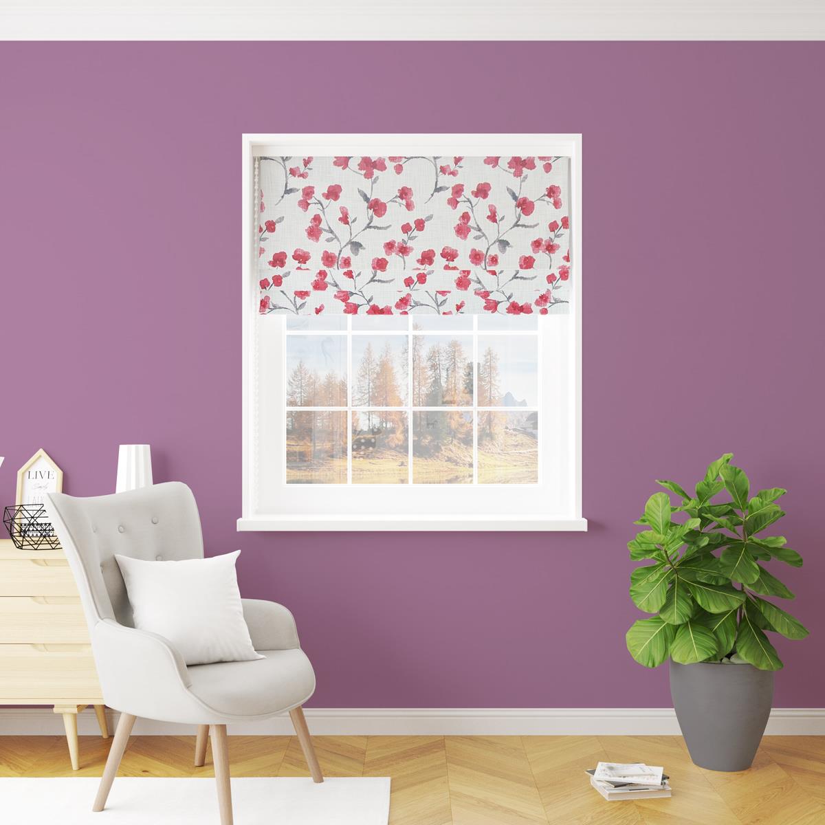 Como Cherry Made To Measure Roman Blind by Style Furnishings