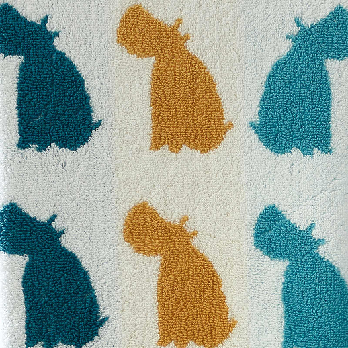 Hippo Jacquard Towel by Fusion