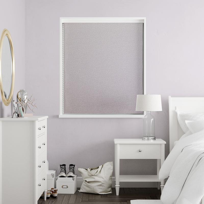 Andante Rosequartz Made To Measure Roman Blind by Style Furnishings