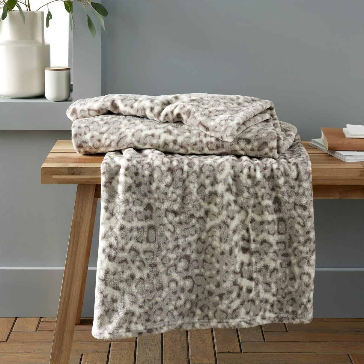 Leopard Animal Print Throw by Catherine Lansfield