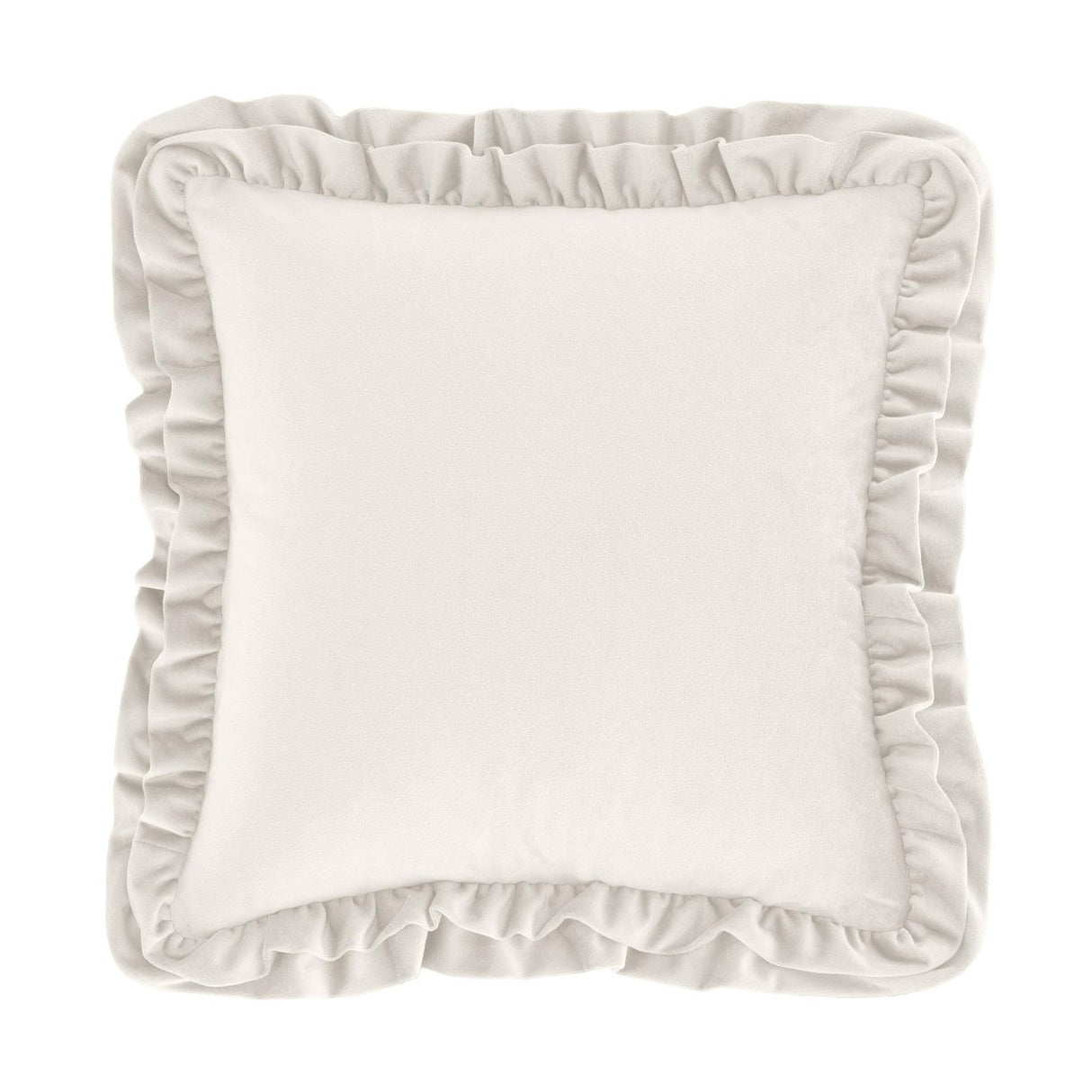 Catherine Lansfield So Soft Double Frill Filled Cushion 43cm x 43cm 4