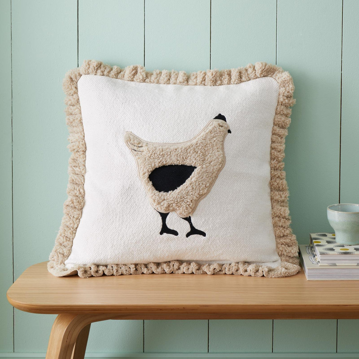 Catherine Lansfield Country Hen Filled Cushion