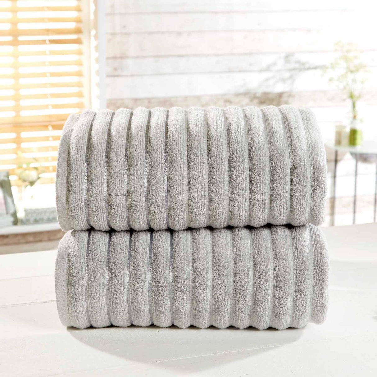 Ribbed 600gsm Towel Bale Set - 2 Piece and 6 Piece by Rapport Home