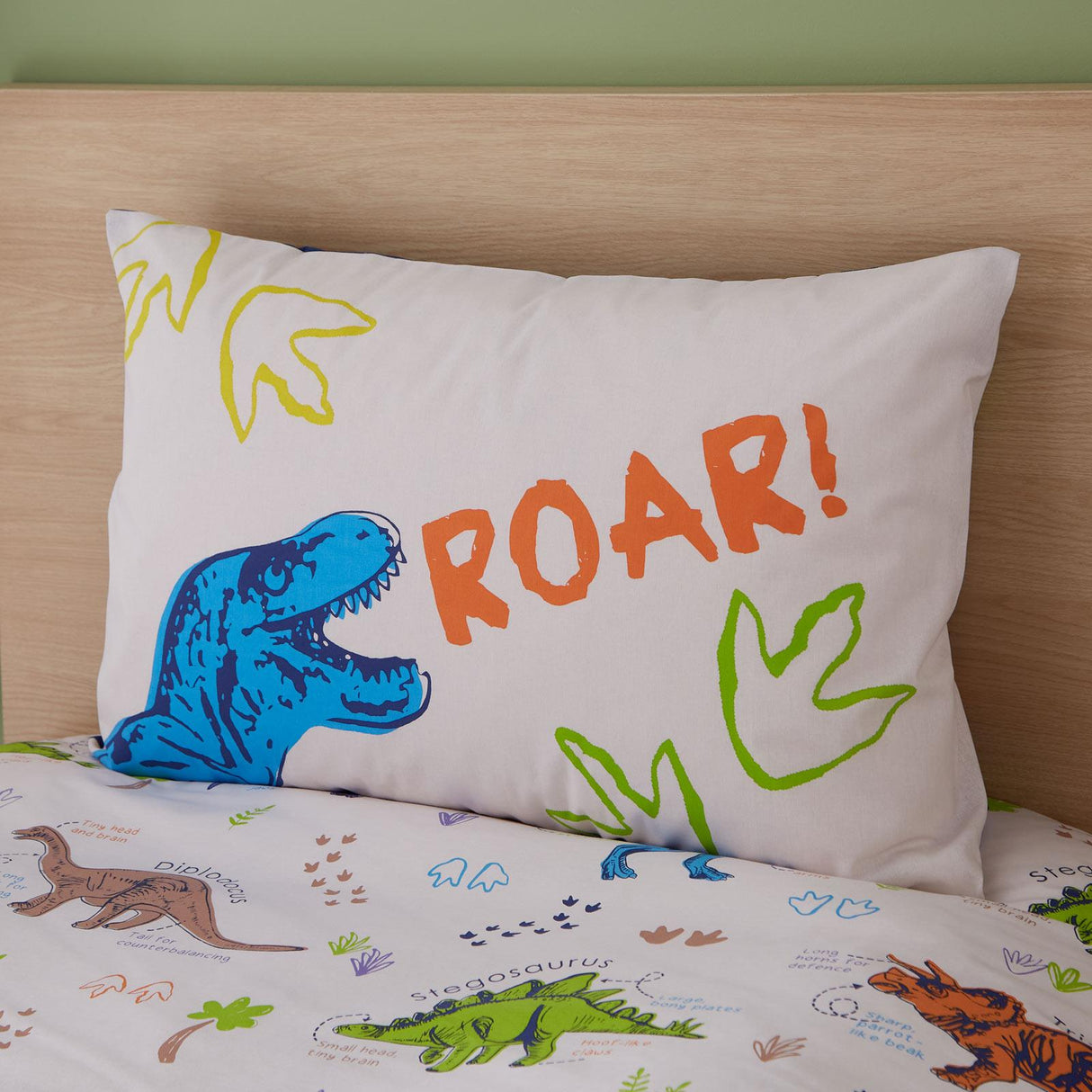 Prehistoric Dinosaurs Duvet Cover Set by Catherine Lansfield