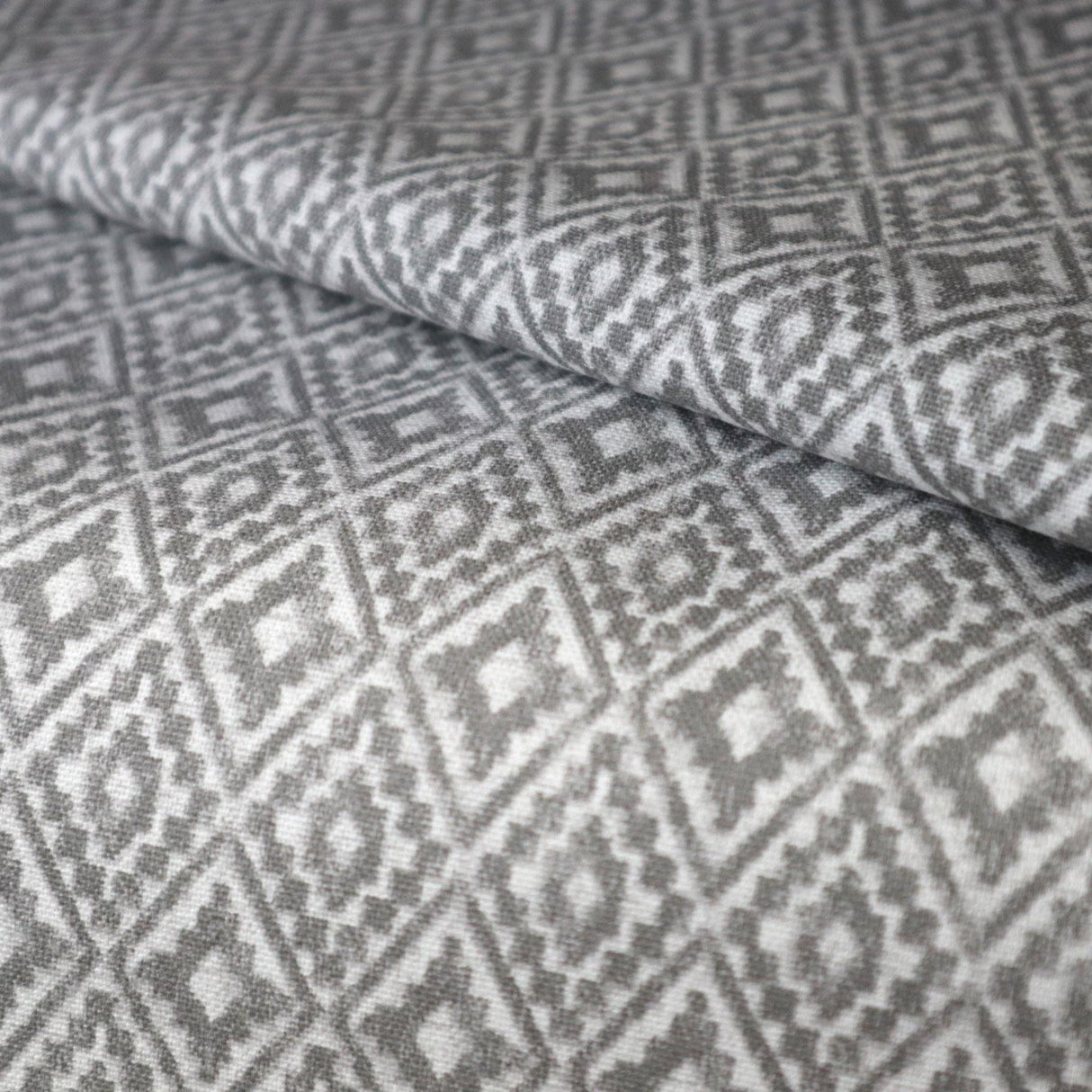 Aztec Smoke Made To Measure Roman Blind by Style Furnishings