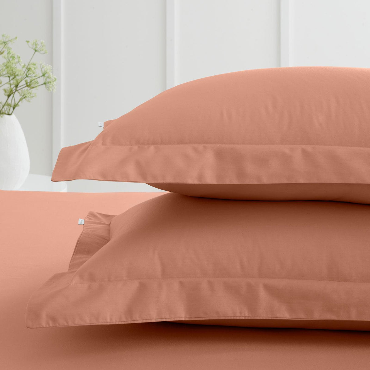 200 Thread Count Cotton Percale Oxford and Housewife Pillowcases by Bianca