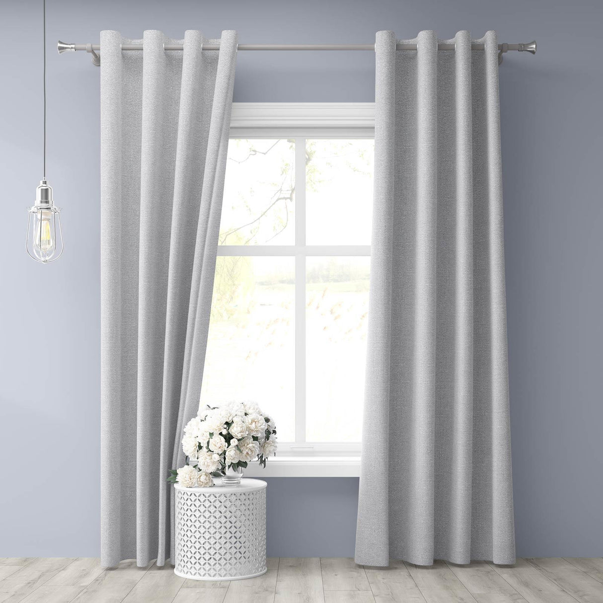 Mestre Nickel Made To Measure Curtains by Style Furnishings